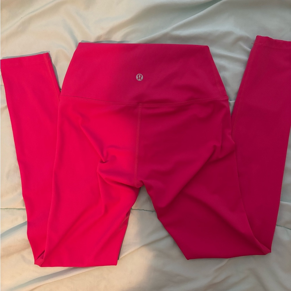 lululemon athletica Bright Pink Leggings